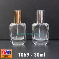 30ml Reﬁllable Glass Spray Perfume Bottle / Botol Minyak Wangi / Botol Kaca  - T069-30ml