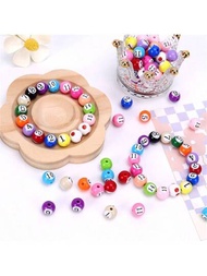 10 piezas de cuentas de bolas de billar acrílicas de 16 mm y coloridas para hacer pulseras y collares DIY para niños