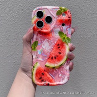 TEMU Phone Case: Protection, Drop-proof And Scratch- Phone Cases Watermelon Slices With Mint And Ice