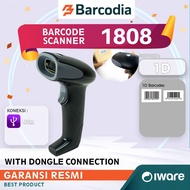 BARCODIA Barcode Scanner Hand 1D Iware 1808 Usb