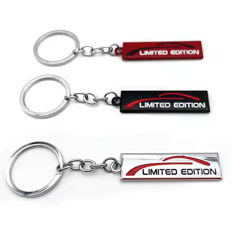 3D Metal Limited Edition Car Keychain Holder Key Chain Ring Pendant for Geely Emgrand EC7 EC8 GX3 X7