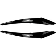 Headlight Eye Lid Cover Decoration Fit for BMW 1 Series F20 F21 2011-2014 2PCS Car Headlight Eyebrow