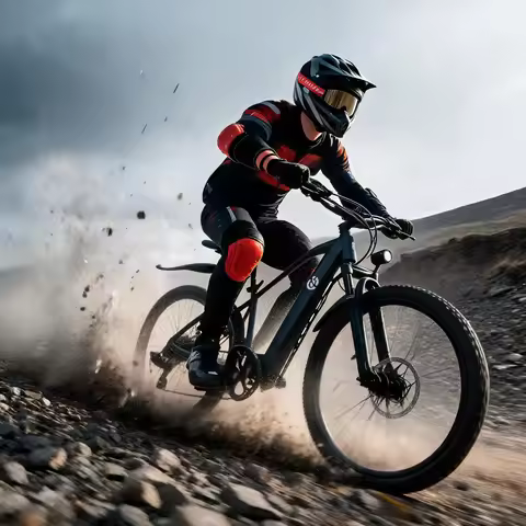 4th of July Sale 26 Inch Off Road Electric Bike 500W Brushless Motor Max 44 Miles Long Range Top Spe