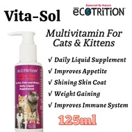 Ecotrition Vita-Sol Multivitamin For Kittens & Cats (125ml)