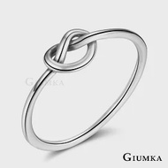 GIUMKA純銀戒指尾戒 纏繞的愛紐節造形食指戒 925純銀戒子女戒 MRS07021 交換禮物推薦 2 美國圍2號
