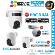 EZVIZ H9C Dual Dwi-Lensa H8C PRO – Kamera CCTV Keselamatan Luaran WiFi Pan & Tilt H.265 2K 1440P 4MP