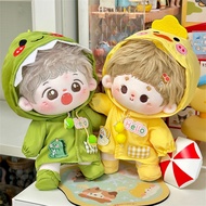 5RNV [Only Clothes] 10m/20m Cotton Doll Clothes Animal Outdoor Raincoat Plush Doll Dress Up Baby Clo