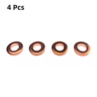 4Pcs Fuel Injector Washer 6650170060 For Ssangyong Rexton Actyon Kyron Korando C