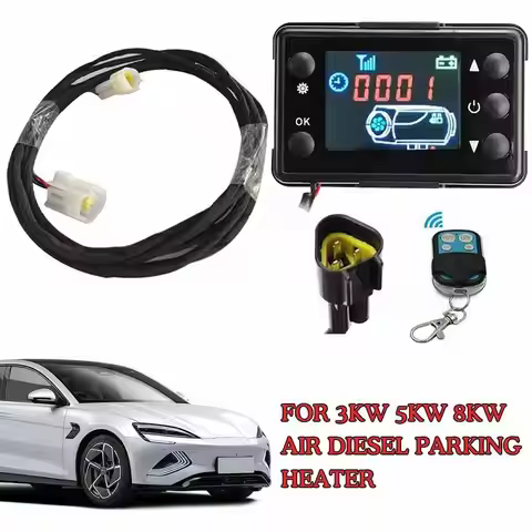 12v Diesel Heater With Lcd Screen Extension Cable For 3KW 5KW 8KW Air Diesel Parking Heater