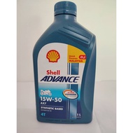 SHELL Advance AX7 4T 15W50 Lubricant Motorcycle Engine Oil 1L