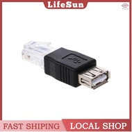 Adapter Usb2.0 Female Rj45 Male Adapter Female To Ethernet Usb2.0 Female To Usb To Rj45 To Rj45 Adap