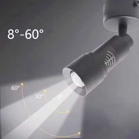 LED Ceiling Lamp Spot Zoom 15-60 Degrees COB Downlights Track Light 7W 15W Lights AC220V Led Lights 