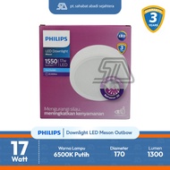 Philips Meson 59472 17W 6 inch 6500K White Outbow LED Ceiling Downlight
