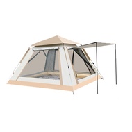 Modern Camping Tent เต็นท์ เต็นท์นอนสนามสำหรับ 3-4 คน สามารถกางอัตโนมัติแบบไฮดรอลิก มีขนาดใหญ่ ระบายอากาศดี
