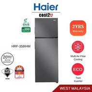 [SAVE 4.0] Haier 358L Digital Twin Inverter Two Door Refrigerator | HRF-358IHM No Frost Fridge Peti 