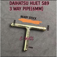 DAIHATSU HIJET S89 3 WAY PIPE (6MM X 6MM X 6MM)