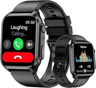 Smart Watch ECG & Dial/Answer Call,1,96 Inches Waterproof Smartwatch With Oximeter,SpO2, Heart Rate,