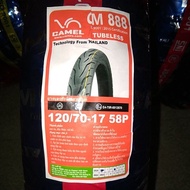 【Hot Sale】Camel tire tubeless 120*70*17
