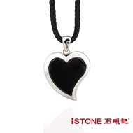 Stone Note-Black Onyx Necklace-Love
