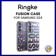 Ringke Fusion Design | Graphic Case for S24 S24 Plus S24 Ultra | Floral Case S24+