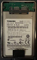 TOSHIBA東芝 1.8吋 250G 硬碟 micro sata HDD MK2529GSG (含外接盒)