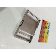 Buckle bag silver (kunci sodok besi) Ceklekan tas besi 3.8cm