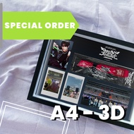 Special Order | 3D - A4 | Frame For Your Wristband Concert | Concert Ticket Frame | Concert Frame