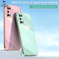 OPPO Reno 4 Pro 3 2 2Z 2F 10X Zoom Reno4 Reno3 Reno2 4G 5G 2023 Fashion Electroplated Square Plating Soft Silicone Case