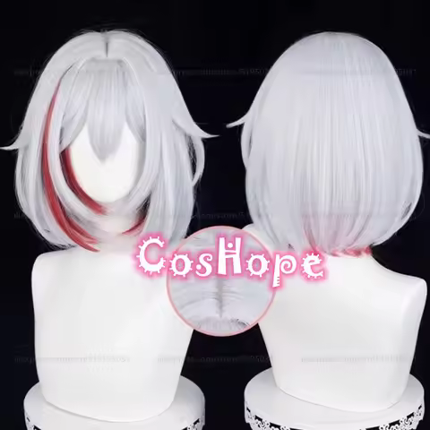 Topaz Cosplay Wig 35cm Purple Silver White Red Wig Cosplay Anime Cosplay Wigs Heat Resistant Synthet