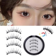 No-Glue 4-Magnetic Lashes 3D False Natural Eye Lashes Extension Tools