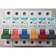 EPS Single Pole 6KA MCB 2Pcs (6A,10A,16A,20A,32A,63A)