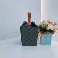 MS0329 CELINE 塞琳 經典花紋 長方形盒子包 手拿包包 PARADE STRAP BOX TRIOMPHE