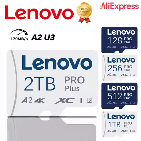 Lenovo 2TB Memory Card 128GB Class 10 V60 TF Card 1TB Mini SD Card 512GB High Speed Micro TF SD Card
