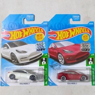 Hotwheels Hot Wheels Tesla Model 3 Factory Sealed 2019 HW Screen Speed 1 set contains 2 pcs rare