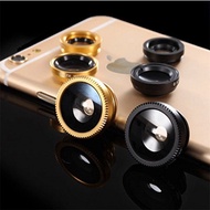 Mobile Phone Fisheye Lens Three-in-One Mobile Phone Lens Magnifying Glass Fisheye Wide-Angle Macro S