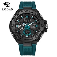 RODAN SPORT 8001 JAM TANGAN OLAHRAGA DOUBLE TIME STOPWATCH WATER RESIST 30M