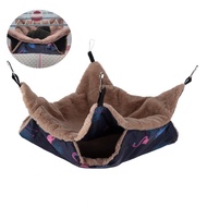 Hammock for Pets  Double‑Layer Warm Rabbit Plush Lining Hamster Chinchilla