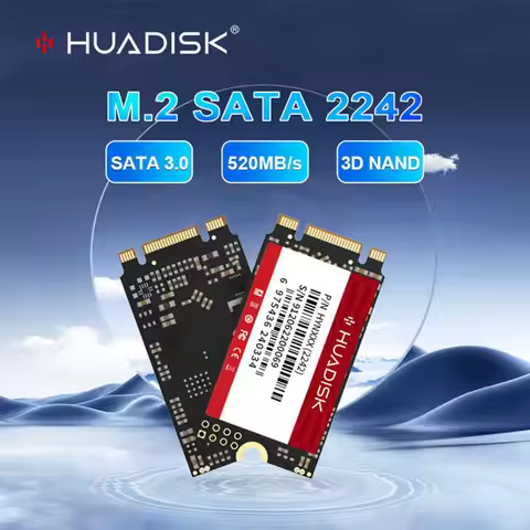 HUADISK M.2 SATA SSD 128GB 256GB Internal Solid State Drives M2 NGFF 2242 1TB 2TB 512GB Hard Disk Fo