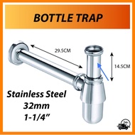 (READY STOCK) 32MM STAINLESS STEEL BOTTLE TRAP A-CLASS/BOTTLE TRAP FOR PLUMBING /PERANGKAP BOTOL UNT