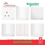 Schneider AvatarOn Switch and Sockets (White)