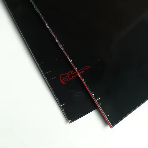 Donlis 50*24cm guitar pickguard material black red black 3ply pickguard sheet