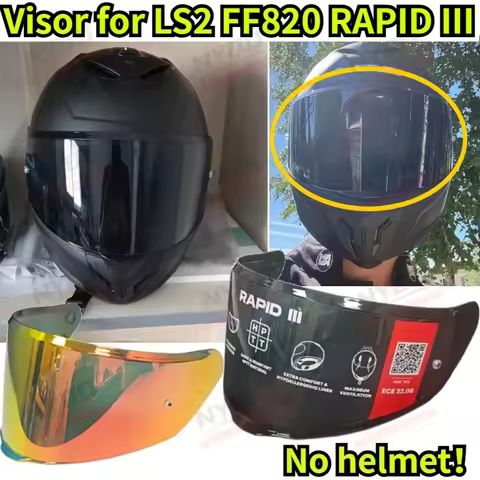 Motorcycle Helmet Lens LS2 FF820 RAPID III HD Sunscreen, Dustproof, Windproof LS2 FF820 RAPID III Fa