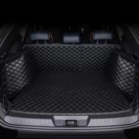 Car Trunk Mat For Porsche Cayenne 957 Macan Custom Waterproof Leather Auto Accessories