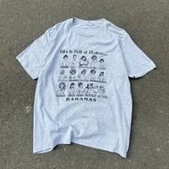 00s Bahamas Life is Full of Choices Gray Roller T Vintage Second-Hand Selection