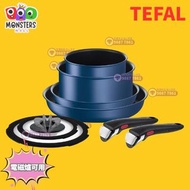 🔮Carousell信譽紫鑽店🔮電磁爐用6倍塗層 TEFAL 特福 - 日本直送 法國製靈巧疊疊鑊易潔廚具 Tefal T-fal Ingenio 黑色可拆卸手柄 3件套 雙手柄 平底鍋煲平底鑊套裝