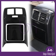 Volkswagen VW Golf MK6 Carbon Fiber Rear Console Aircond Cover Trim Cover for Golf MK6 2008 - 2012 B