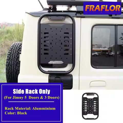 For New JIMNY 5 Door Version Expension Rack Rear Side Window Bracket Aluminium Frame (Can Be Used fo