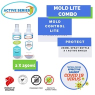 Active Mold Control Lite Spray Combo - Mold remover (Wood, Fabric &amp; Leather) &amp; Protection Coating