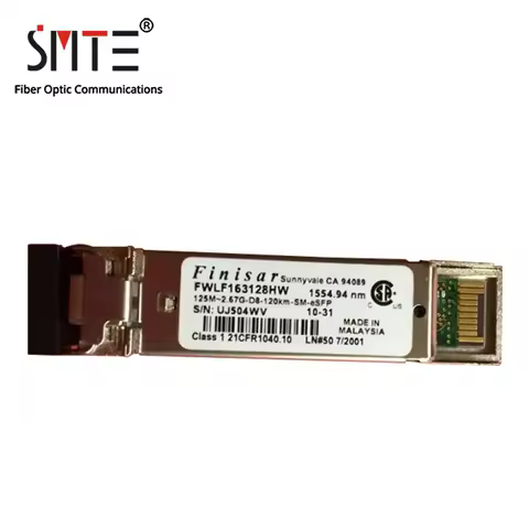 Finisar FWLF163128HW 1554.94NM 125M-2.67G-D7-120KM-SM-ESFP Fiber Optical Module