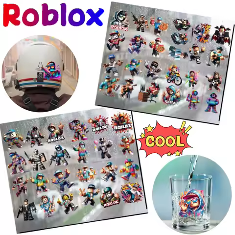 New Roblox stickers creative animation cool cartoon hollow three-dimensional waterproof thermos hand